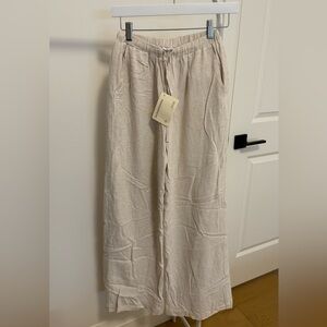 Peppermayo fresh face linen pants oat
